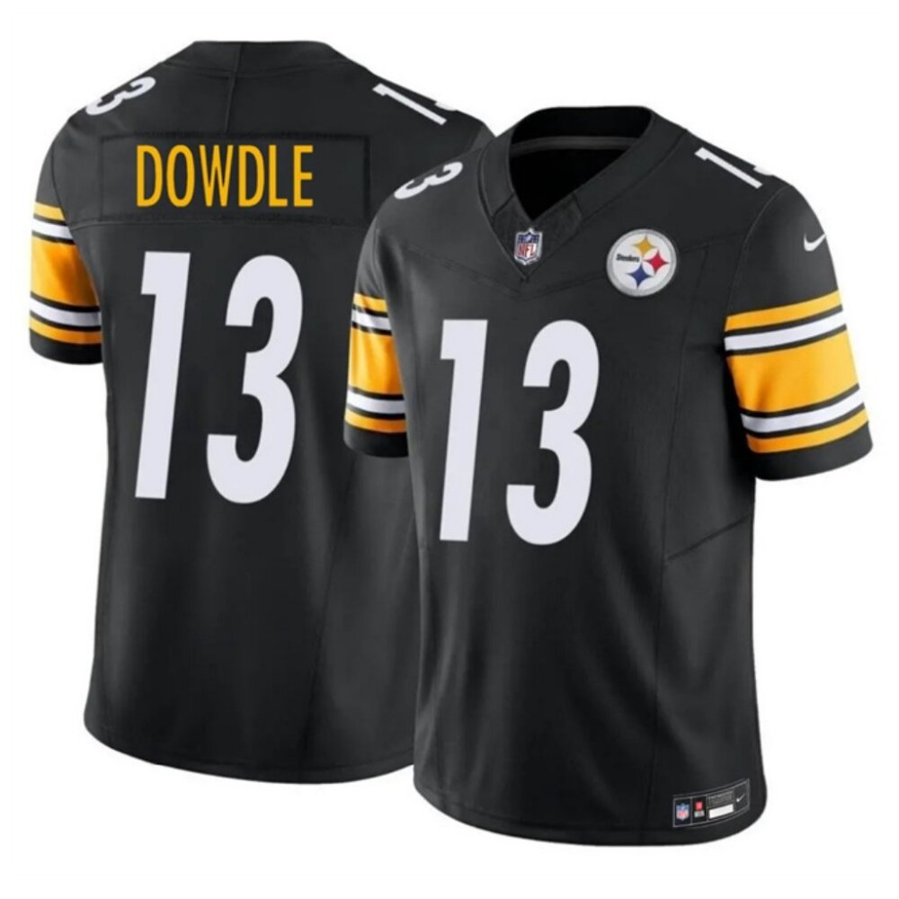 Can Select Mens Youths  Rico Dowdle Black Jersey Vapor Stitched